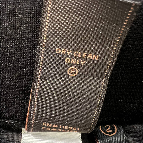 Jen7 Black Comfort Skinny Pull-on Pants Size 2 Ankle Length Elastic Waist - Picture 6 of 6